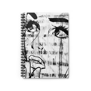 Graffiti Pop Art Girl Spiral Notebook