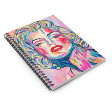 Load image into Gallery viewer, Marilyn Monroe Spiral Notebook