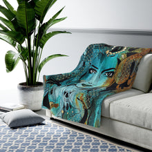 Load image into Gallery viewer, Medusa Velveteen Plush Blanket