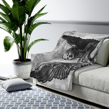 Load image into Gallery viewer, Stone Angel Velveteen Plush Blanket