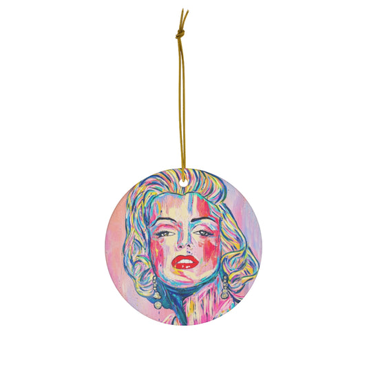 Marilyn Monroe Ceramic Ornament