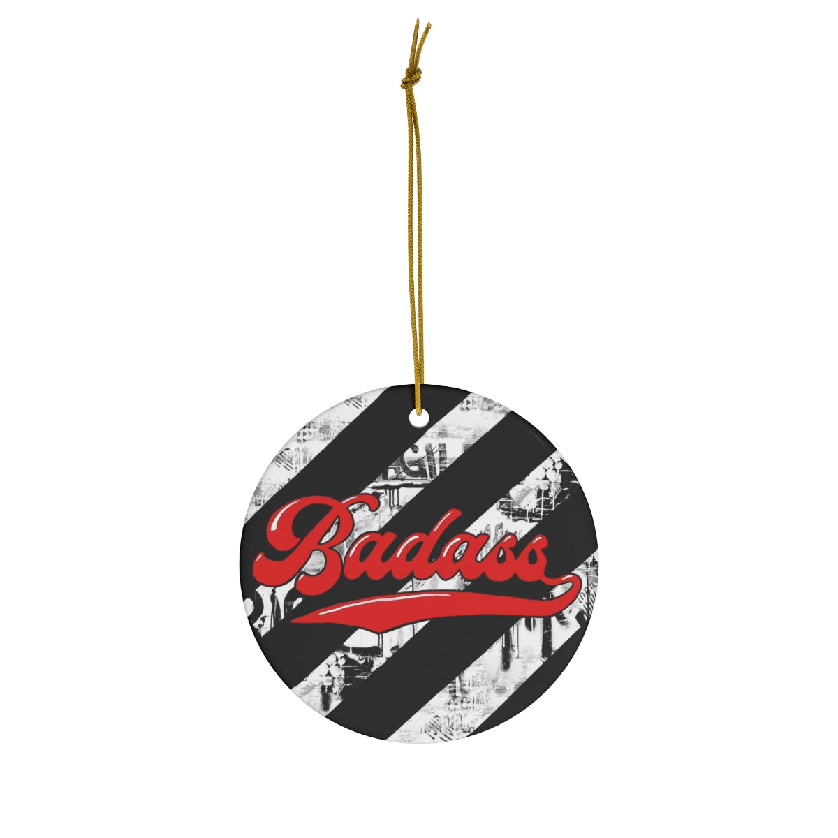 Badass Graffiti Pop / Ceramic Ornaments