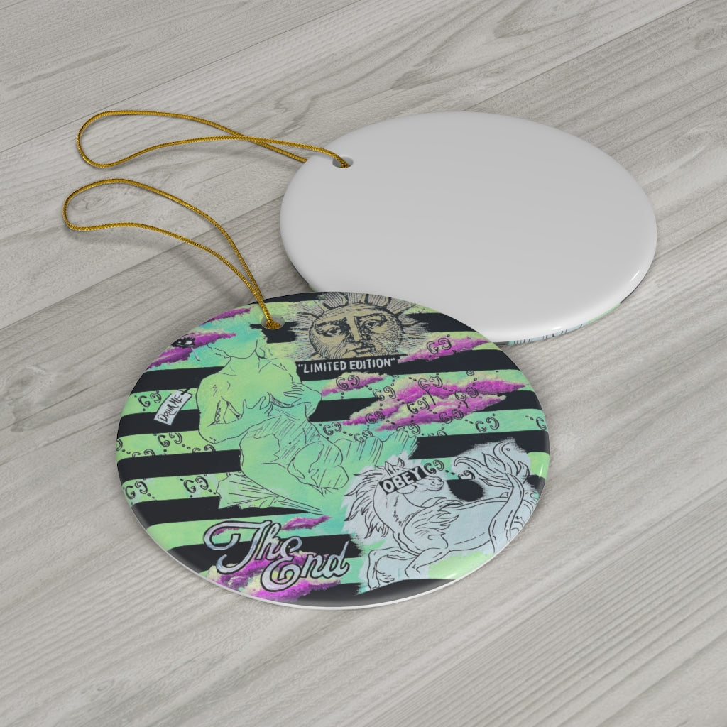 Limited Edition Graffiti Ceramic Ornament