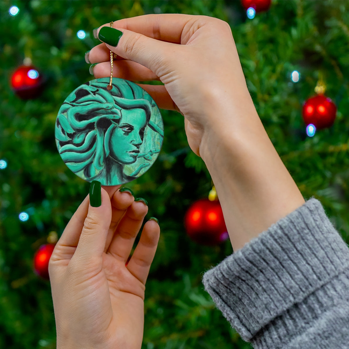 Medusa / Ceramic Ornaments