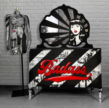 Load image into Gallery viewer, Graffiti Pop Badass Hand Painted Furniture Art Dresser