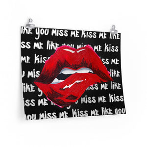 Kiss Me Matte Print
