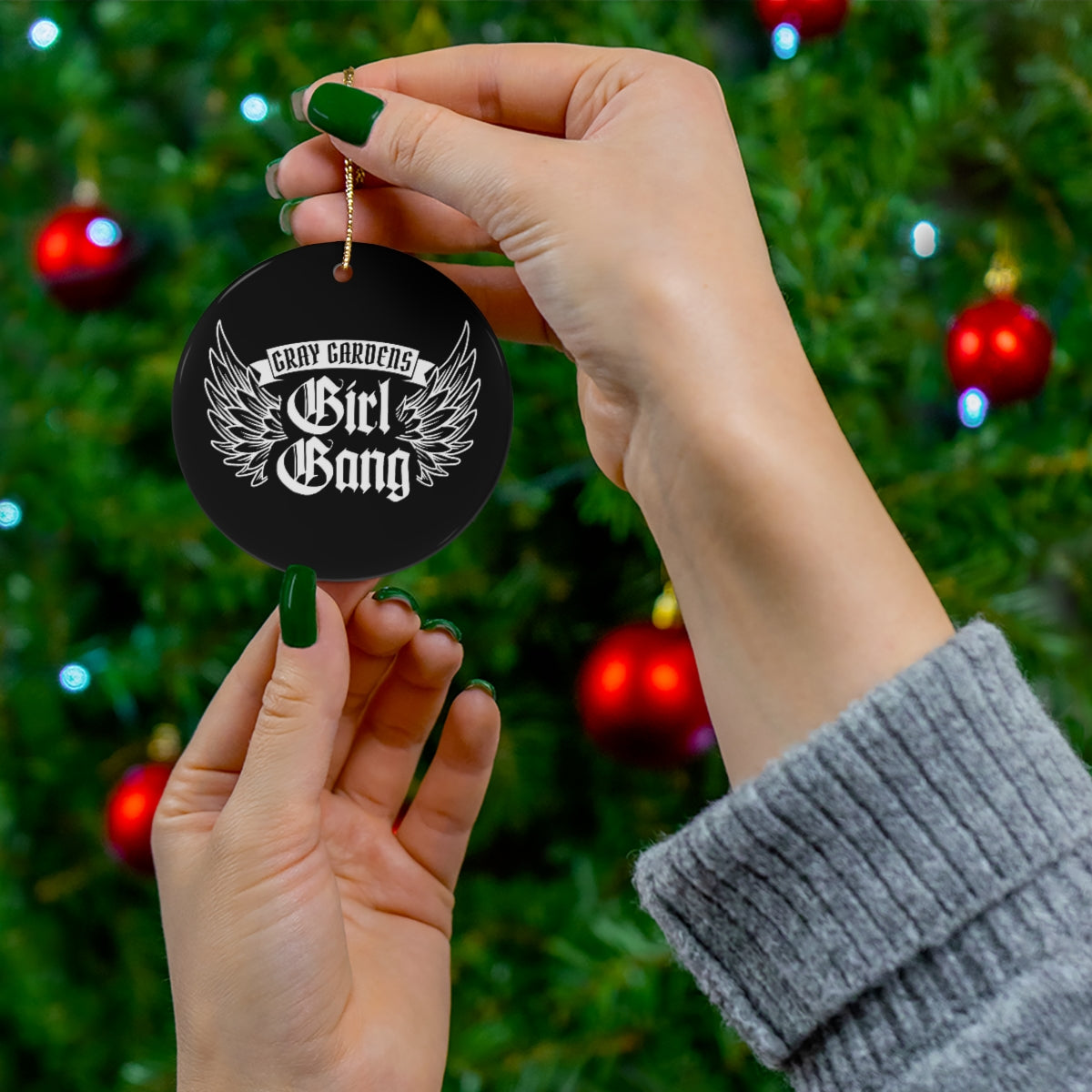 Gray Gardens Girl Gang / Ceramic Ornaments