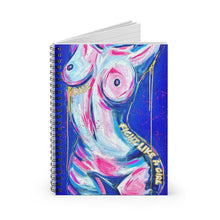 Load image into Gallery viewer, Fight Like A Girl Spiral Notebook