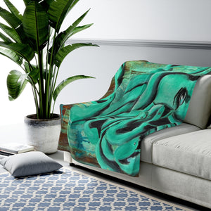 Medusa / Velveteen Plush Blanket