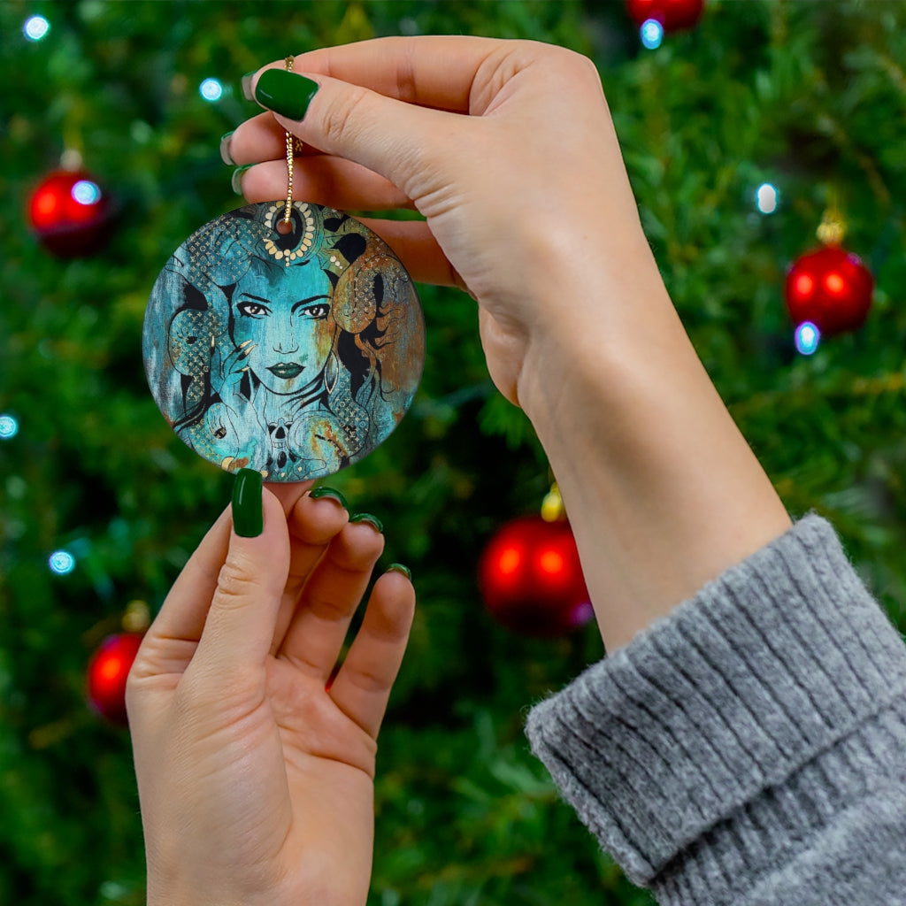 Medusa Ceramic Ornament