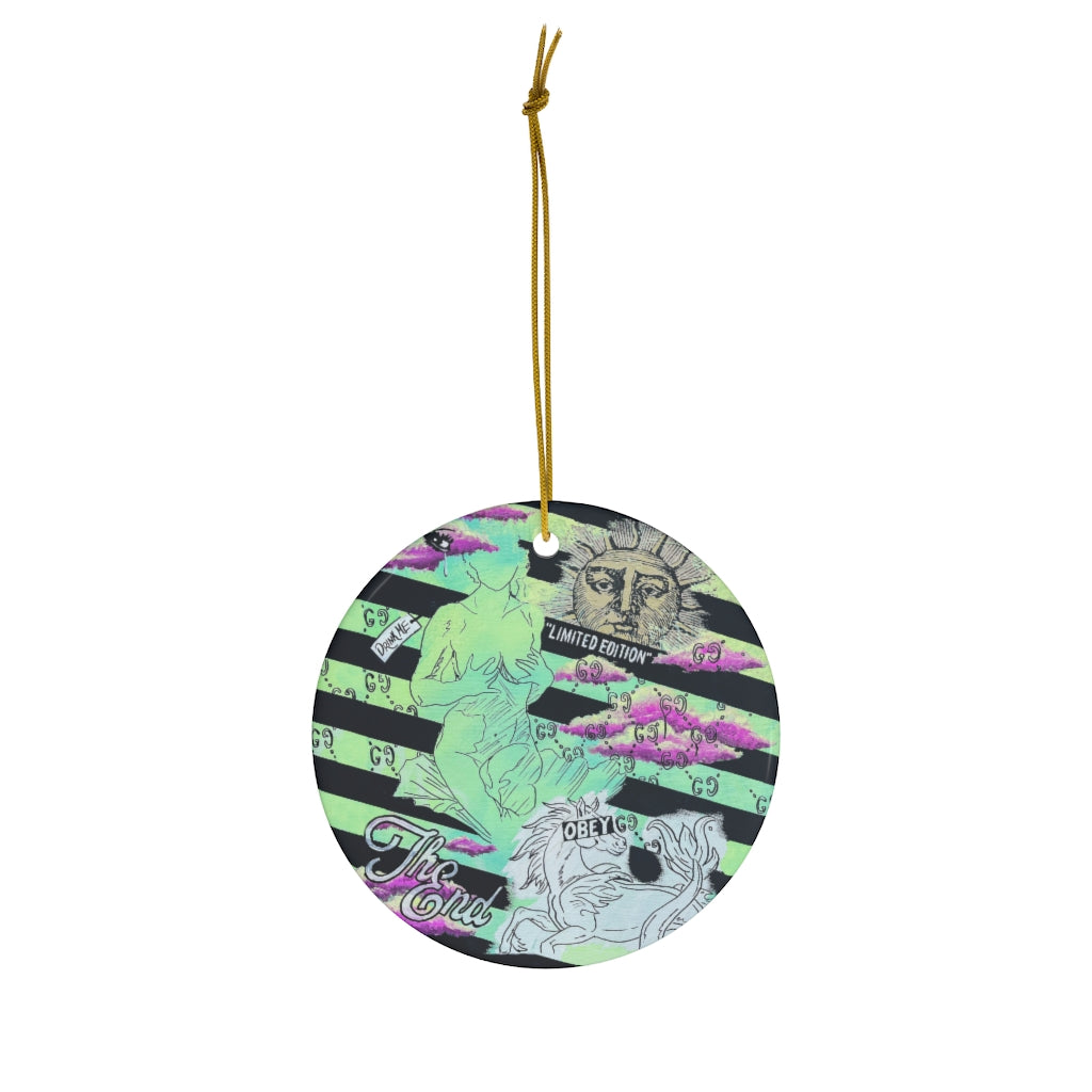 Limited Edition Graffiti Ceramic Ornament