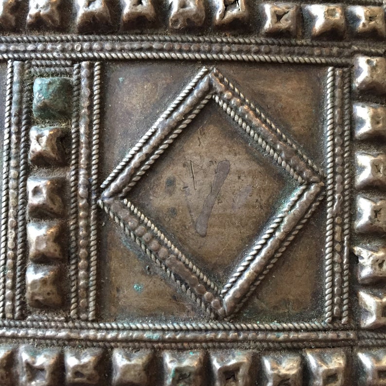 Antique Russian Empire Amulet Belt Buckle