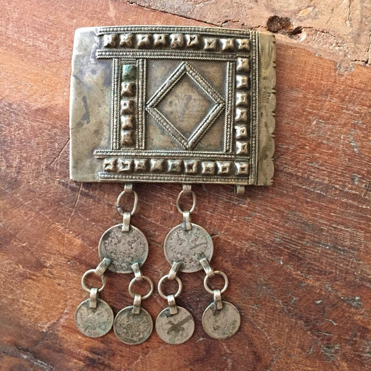 Antique Russian Empire Amulet Belt Buckle