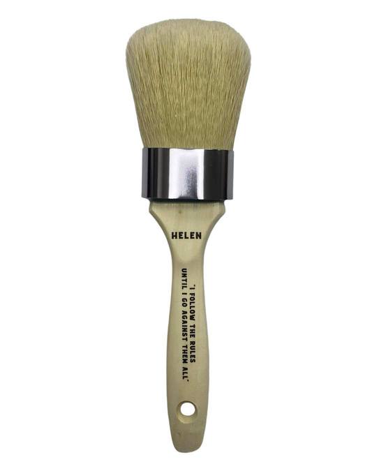 HELEN 1 1/2" Oval Long Clay and Chalk Artisan Paint Brush