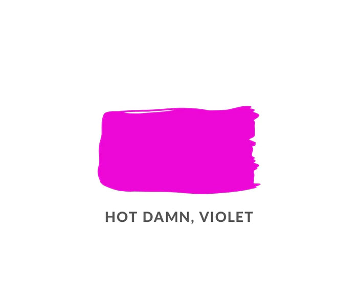 Hot Damn, Violet | Neon Purple Clay and Chalk Paint