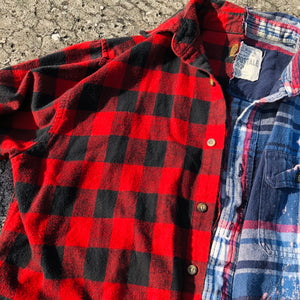 Upcycled Spliced Flannel