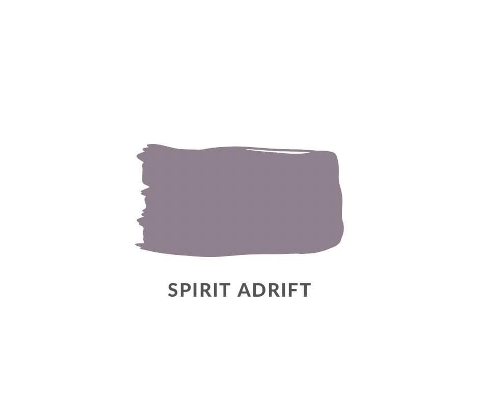 Spirit Adrift | Purple Gray Clay and Chalk Paint