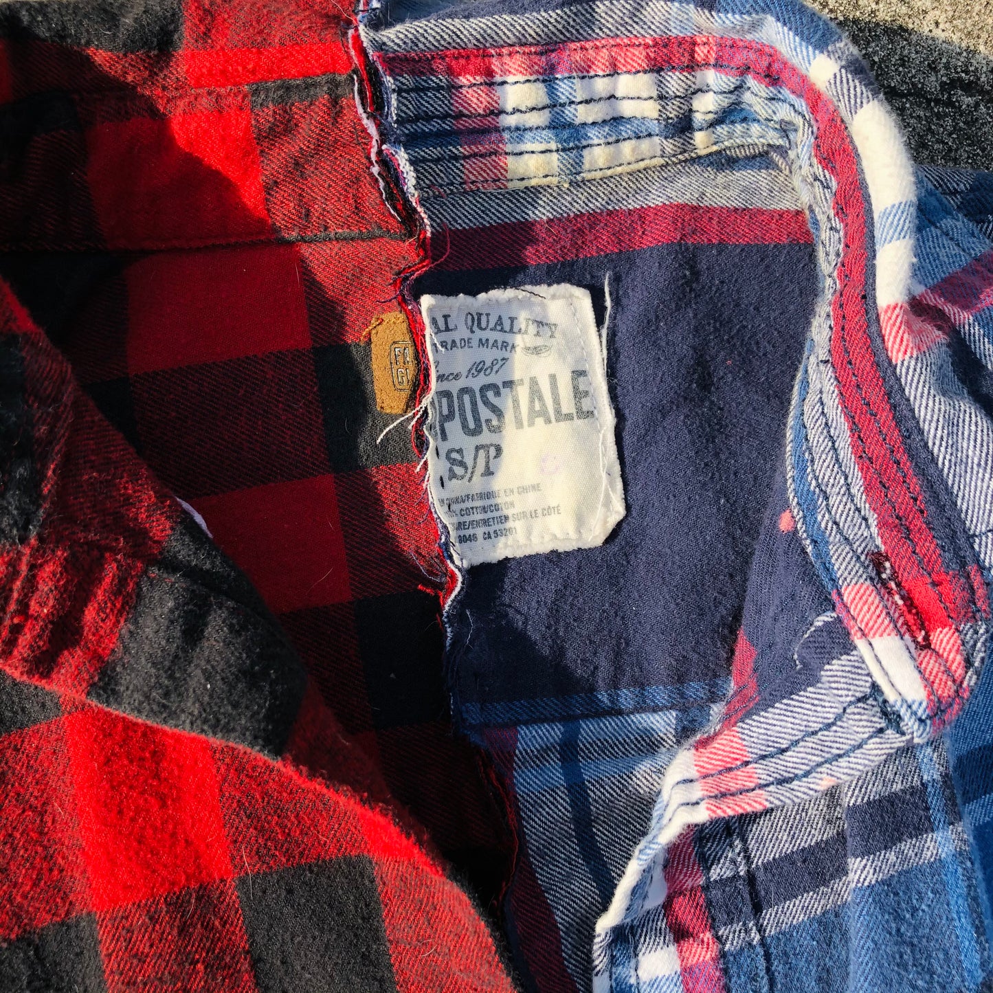 Upcycled Spliced Flannel