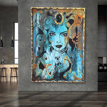 Load image into Gallery viewer, “Medusa” Original Painting on Canvas