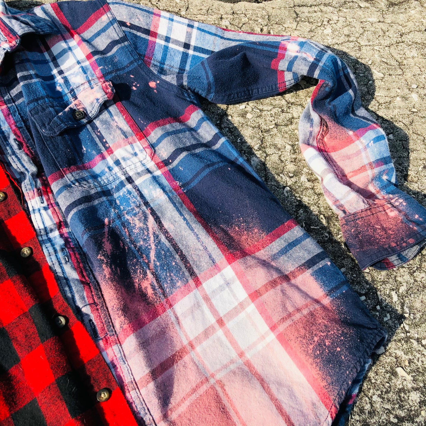 Upcycled Spliced Flannel