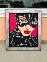 Load image into Gallery viewer, Original Pop Art Catwoman Painting on Canvas