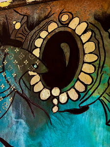 “Medusa” Original Painting on Canvas