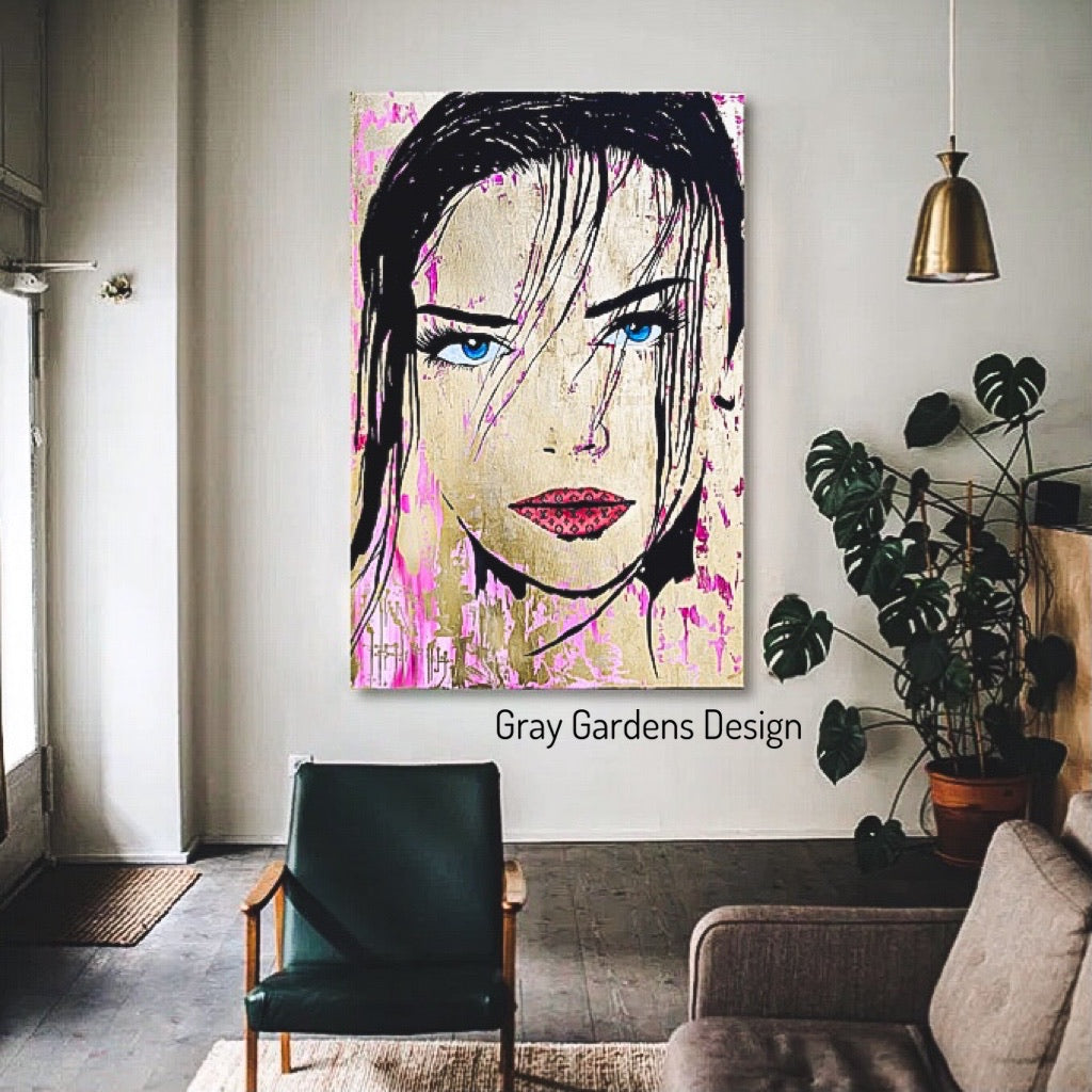 Original Golden Girl Painting On Canvas Gray Gardens Design   Image 8dd349e1 56d6 46ff B0b8 E3446b96ed61 1200x1200 