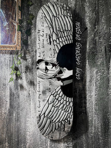 Kurt Cobain Graffiti Pop Skate Deck Art