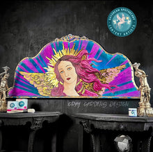 Load image into Gallery viewer, Graffiti Pop Angelic Venus Hand Painted Furniture Art Headboard