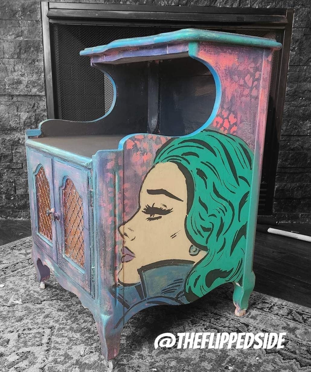 Graffiti Pop Art Face Stencil