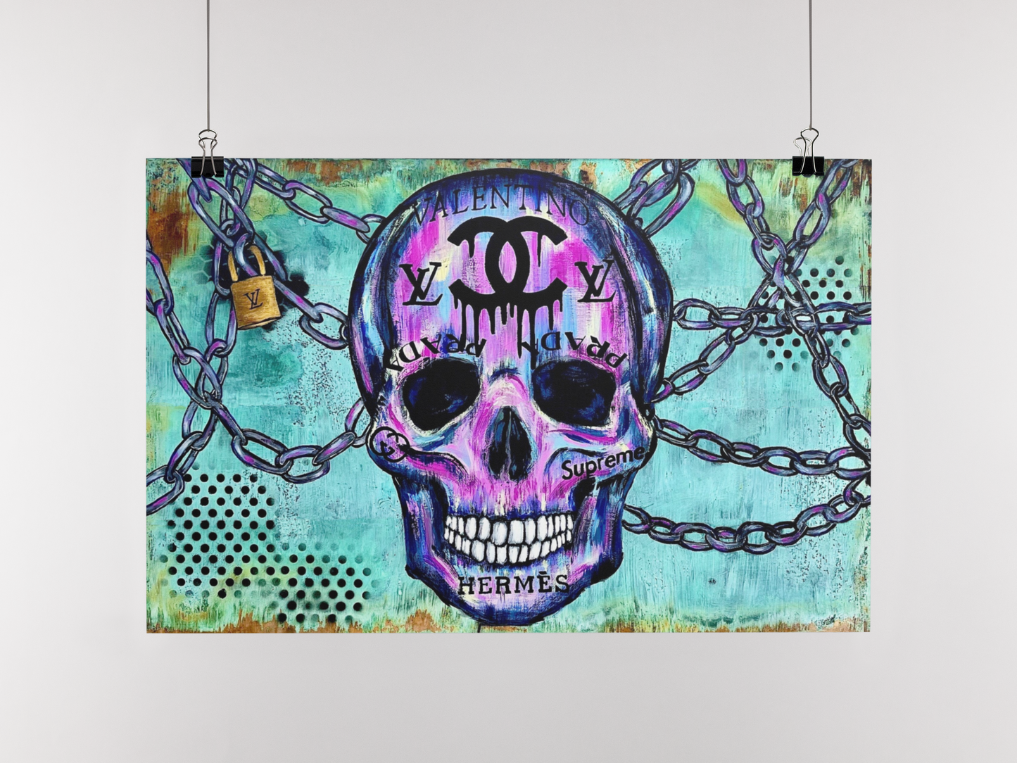 Luxury Never Dies Skull Matte Print