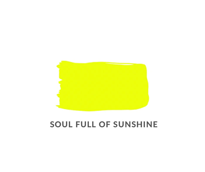 Soul Full of Sunshine | Neon Yellow Clay and Chalk Paint